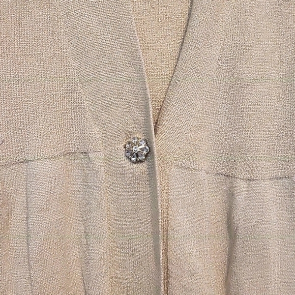 Ny Collection Petite Gold Metallic Top Medium - Picture 2 of 7